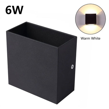 LED Wall Light Outdoor And Indoor Modern Aluminum Lamp For Porch Garden And Bedroom Decoration 8