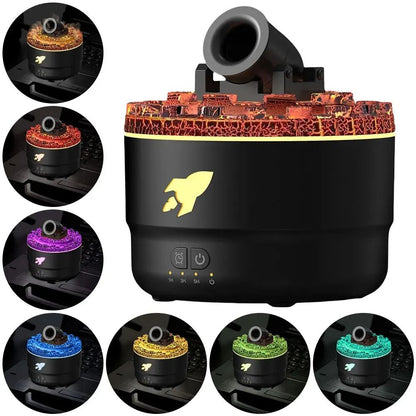 Volcanic Crack Light Cannon Humidifier Essential Oil Diffuser For Bedroom And Aromatherapy 3