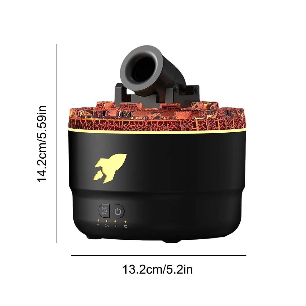 Volcanic Crack Light Cannon Humidifier Essential Oil Diffuser For Bedroom And Aromatherapy 4