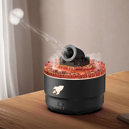 Volcanic Crack Light Cannon Humidifier Essential Oil Diffuser For Bedroom And Aromatherapy 5