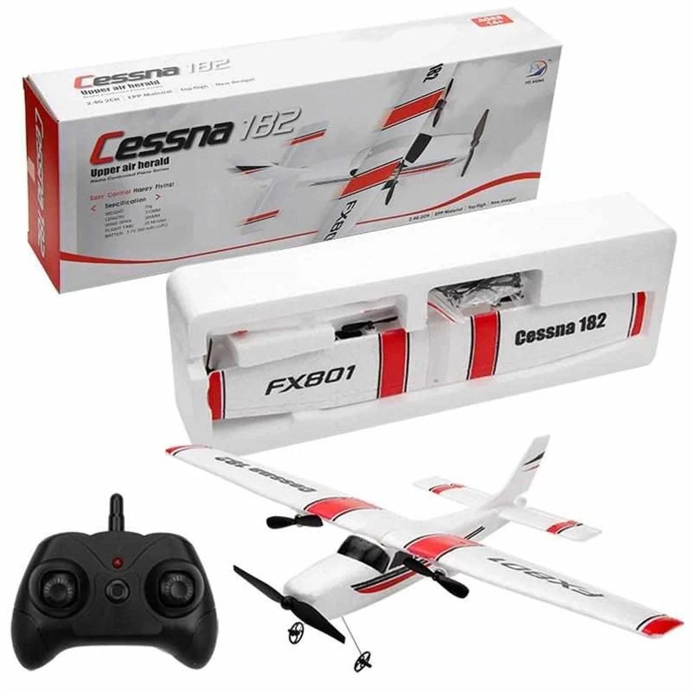 FX801 RC Plane 24G 2CH EPP Foam Remote Control Glider Airplane 4