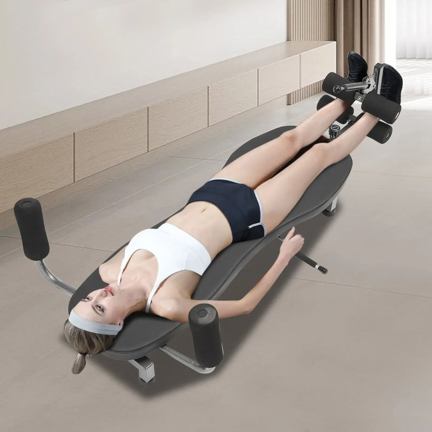 Back Stretch Decompression Bench Inversion Workout Table for Pain Relief and Fitness