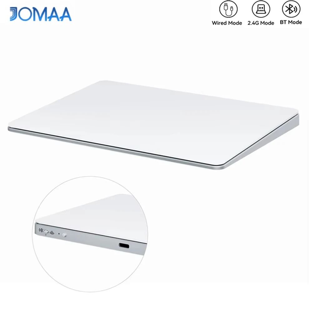 Wireless Bluetooth Trackpad with Smooth Glass Surface and Multi-Touch for Mac and Windows