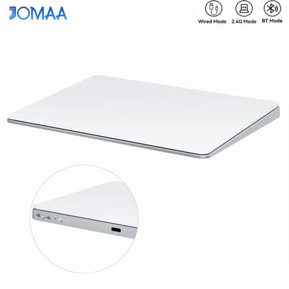 Wireless Bluetooth Trackpad with Smooth Glass Surface and Multi-Touch for Mac and Windows