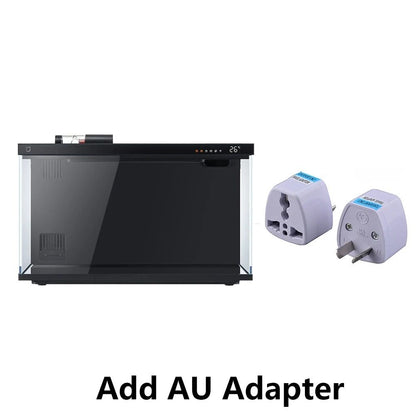 Smart Desktop Fish Tank With Remote Feeding And LED Lighting 4