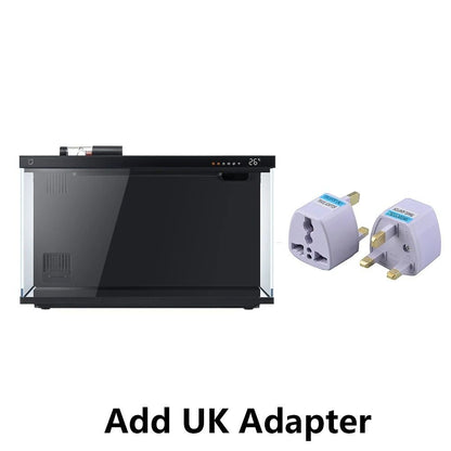 Smart Desktop Fish Tank With Remote Feeding And LED Lighting 6