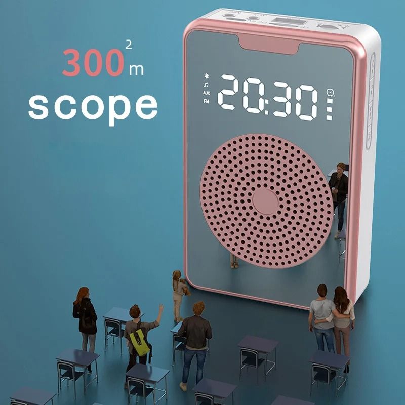 Portable Wireless Bluetooth Voice Amplifier With Microphone 2