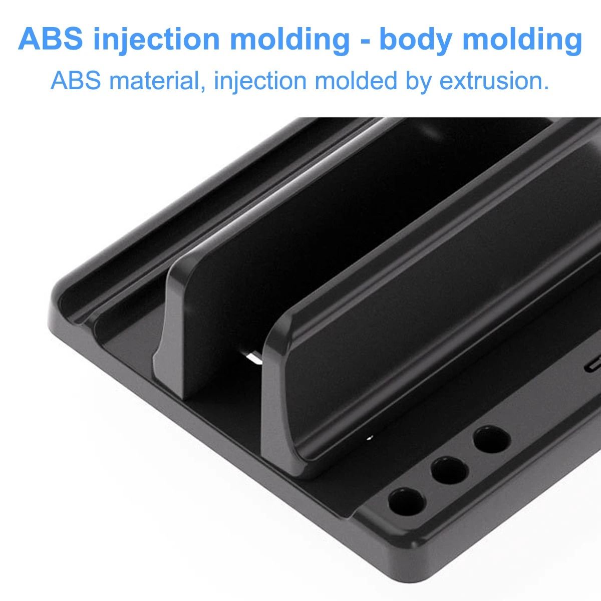4 In 1 DualSlot Adjustable Vertical Laptop Stand 4