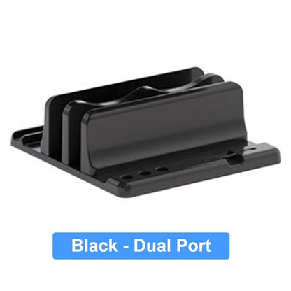 4 In 1 DualSlot Adjustable Vertical Laptop Stand 7