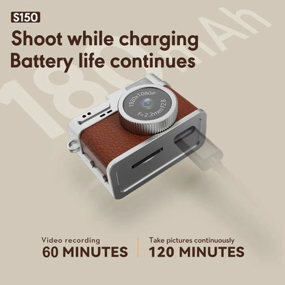 Digital Retro Mini Camera 1080P HD Portable Camcorder With Screen For Travel Sports And Daily Recor 6