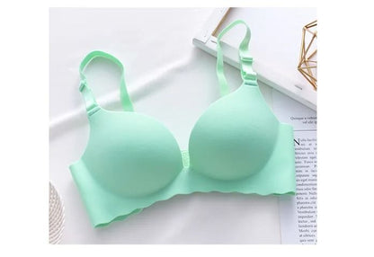 One Piece Candy Color Wireless Push Up Bralette Seamless Corset Lingerie 7