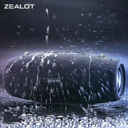 Zealot S67 Wireless Bluetooth Speaker With Shoulder Strap Waterproof Portable Outdoor Speaker 40H P 6