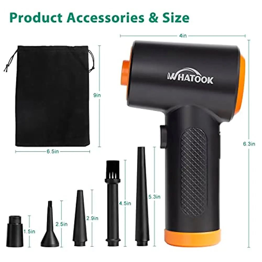 Electrical Dust Blower 3 Speed 60000 RPM Air Duster For Electronics And Office Equipment 2