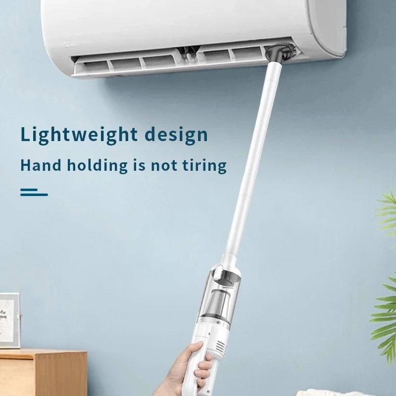 Portable Wireless Car Vacuum Cleaner With 6500Pa Suction And Metal Strainer For Home And Auto 5