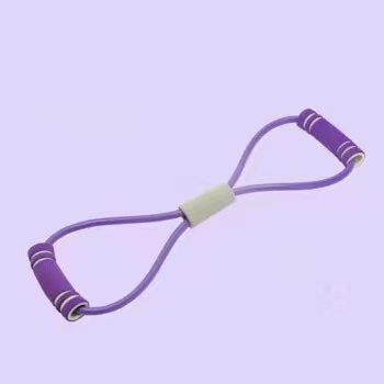 Yoga Training Resistance Band, 8-Character Back Beauty, Women's Fitness Elastic Tube Expander