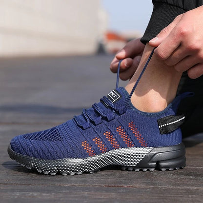 Men Casual Sneakers Lightweight Breathable Mesh Slip On Running Shoes 3