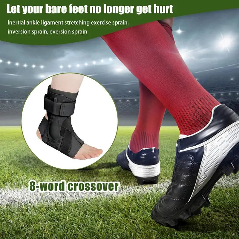 Lightweight Adjustable Elastic Ankle Brace, Compression Ankle Support Brace, Stabilizing Brace for Women, Men, Kids