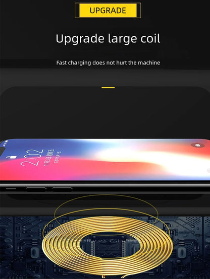 3 In 1 Wireless Charger With LED Desktop Clock And Calendar 1