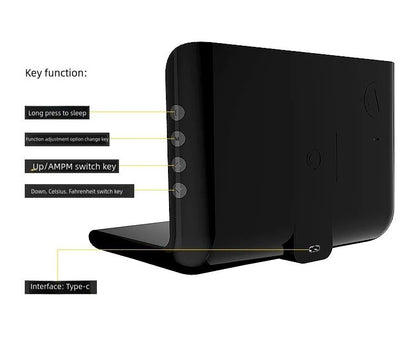3 In 1 Wireless Charger With LED Desktop Clock And Calendar 3