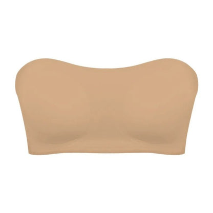 Strapless Push Up Bra Seamless Ice Silk With Removable Padding 9