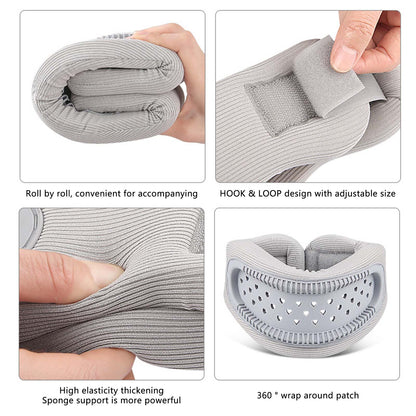 Neck Support Wrap, Soft Foam Neck Protector, Stabilizes Spine, Relieves Pressure, Comfortable Collar for Friends Family