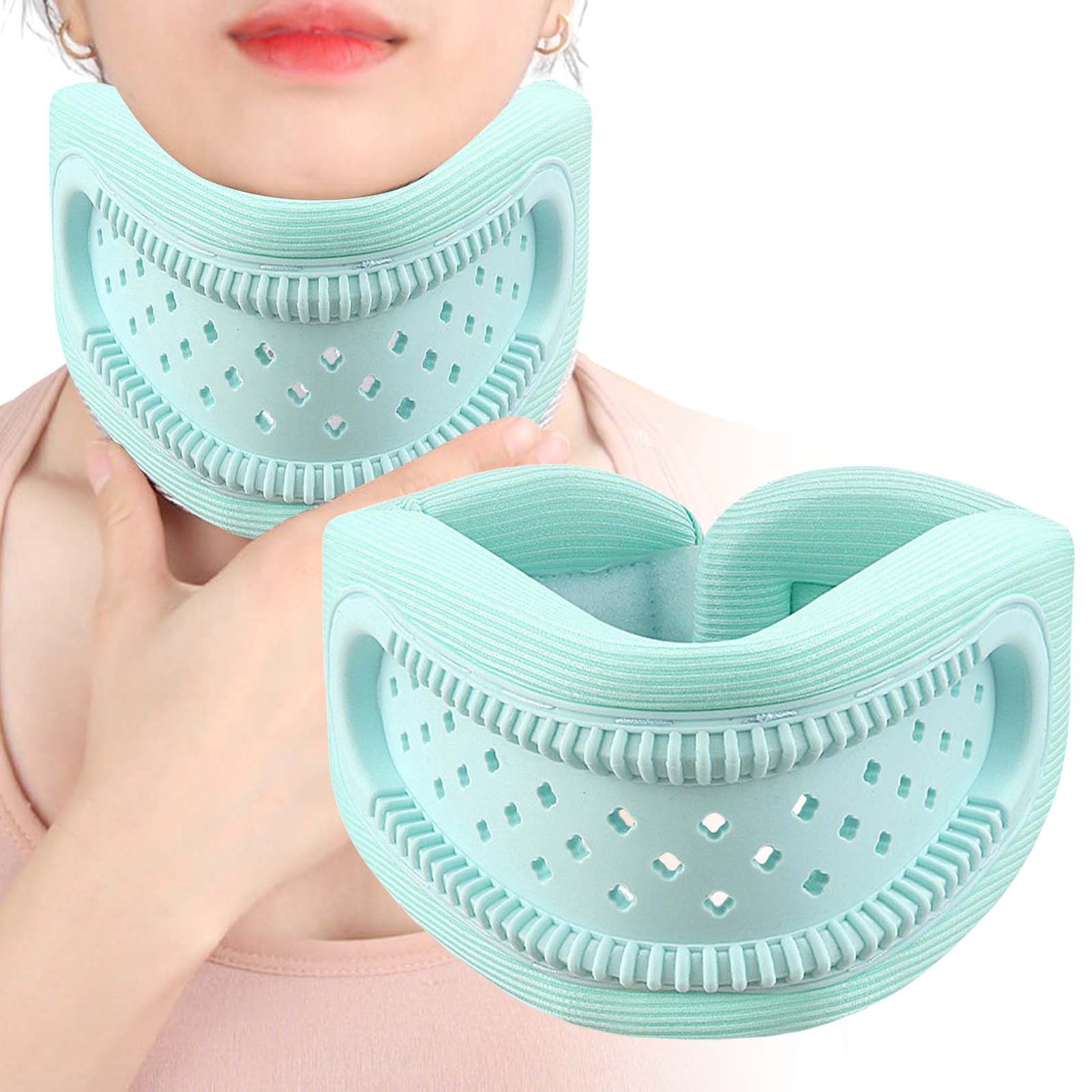 Neck Support Wrap, Soft Foam Neck Protector, Stabilizes Spine, Relieves Pressure, Comfortable Collar for Friends Family