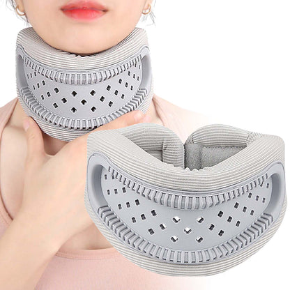 Neck Support Wrap, Soft Foam Neck Protector, Stabilizes Spine, Relieves Pressure, Comfortable Collar for Friends Family