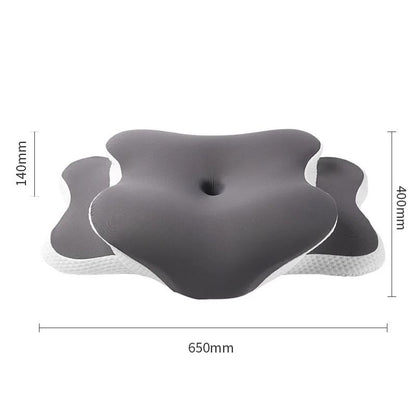 Memory Foam Ergonomic Cervical Pillow Ice Silk Adjustable Neck Support 6