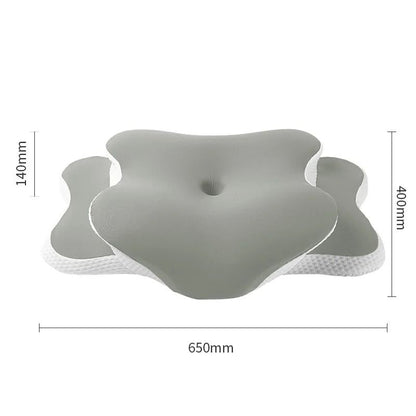 Memory Foam Ergonomic Cervical Pillow Ice Silk Adjustable Neck Support 7