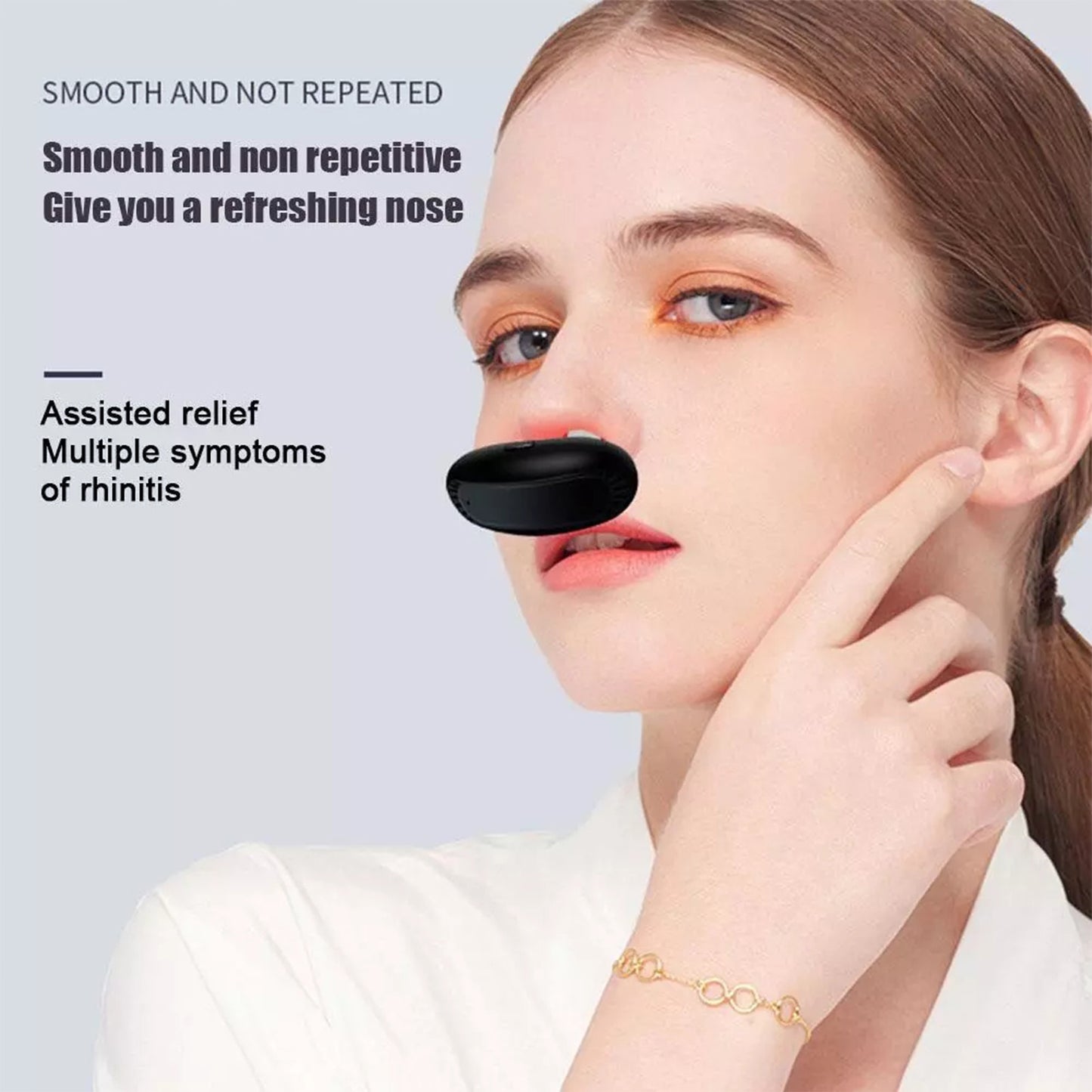 Smart Infrared Nasal Therapy Device, Portable Rhinitis Machine for Rhinifis and Allergy Symptom Relief
