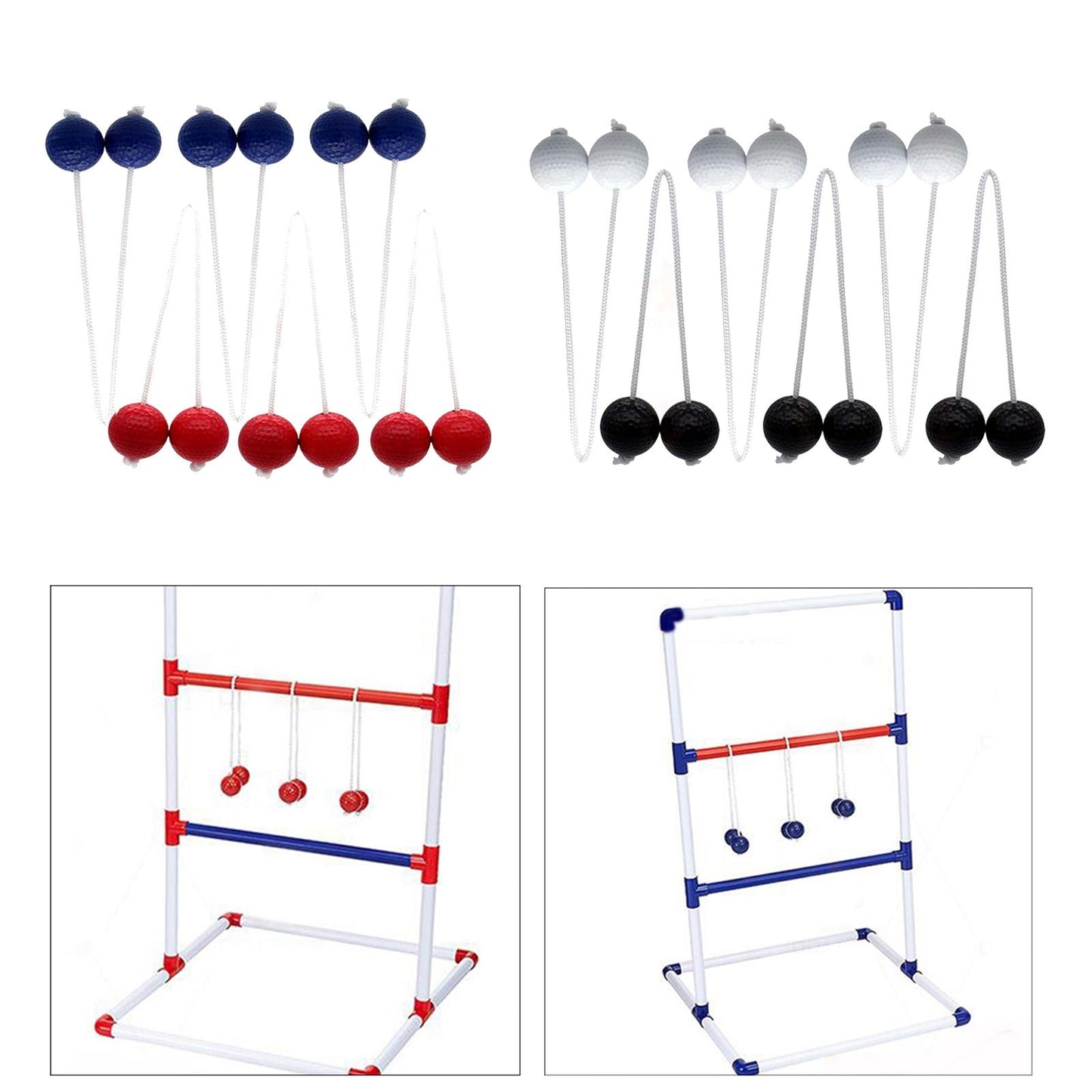 Ladder Toss Ball PE Golf Ball Bolas, Hard Golf Training Balls for Outdoor Ladder Toss Game