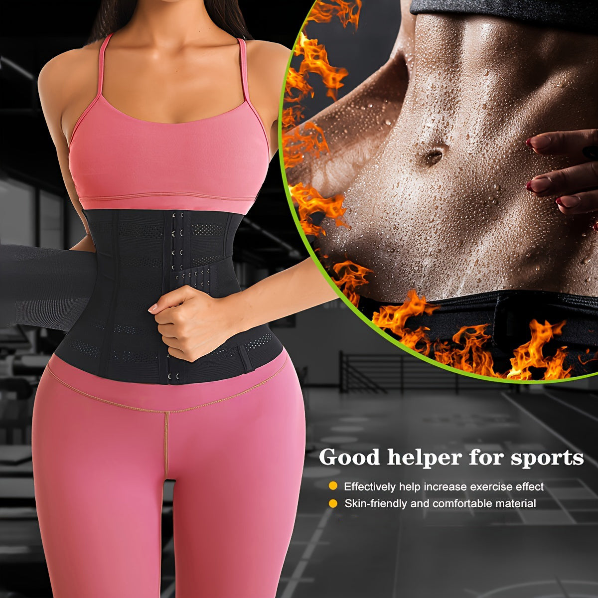 Underbust Waist Trainer Women, Tummy Control Waist Cincher Corset, Sport Girdle Body Shaper Hourglass