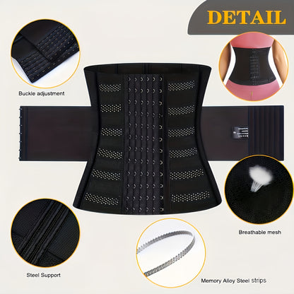 Underbust Waist Trainer Women Tummy Control Waist Cincher Corset Sport Girdle Body Shaper Hourglass 3