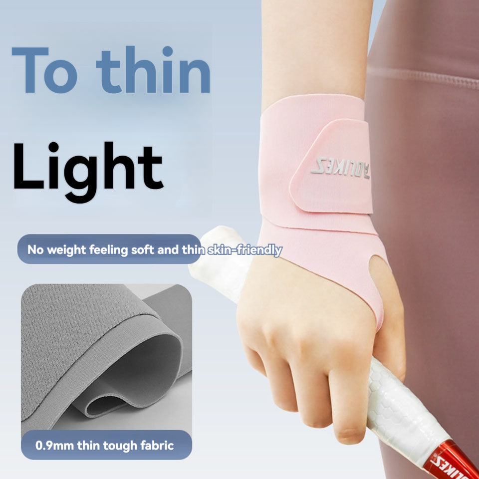 Adjustable Wrist Support Brace Ultra Thin Soft Wraps For Men Women For Basketball Tennis Badminton 2