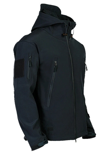 Tactical Mens Hooded Casual Military Outdoor Utility Jacket Sharkskin SoftShell Waterproof Combat B 5