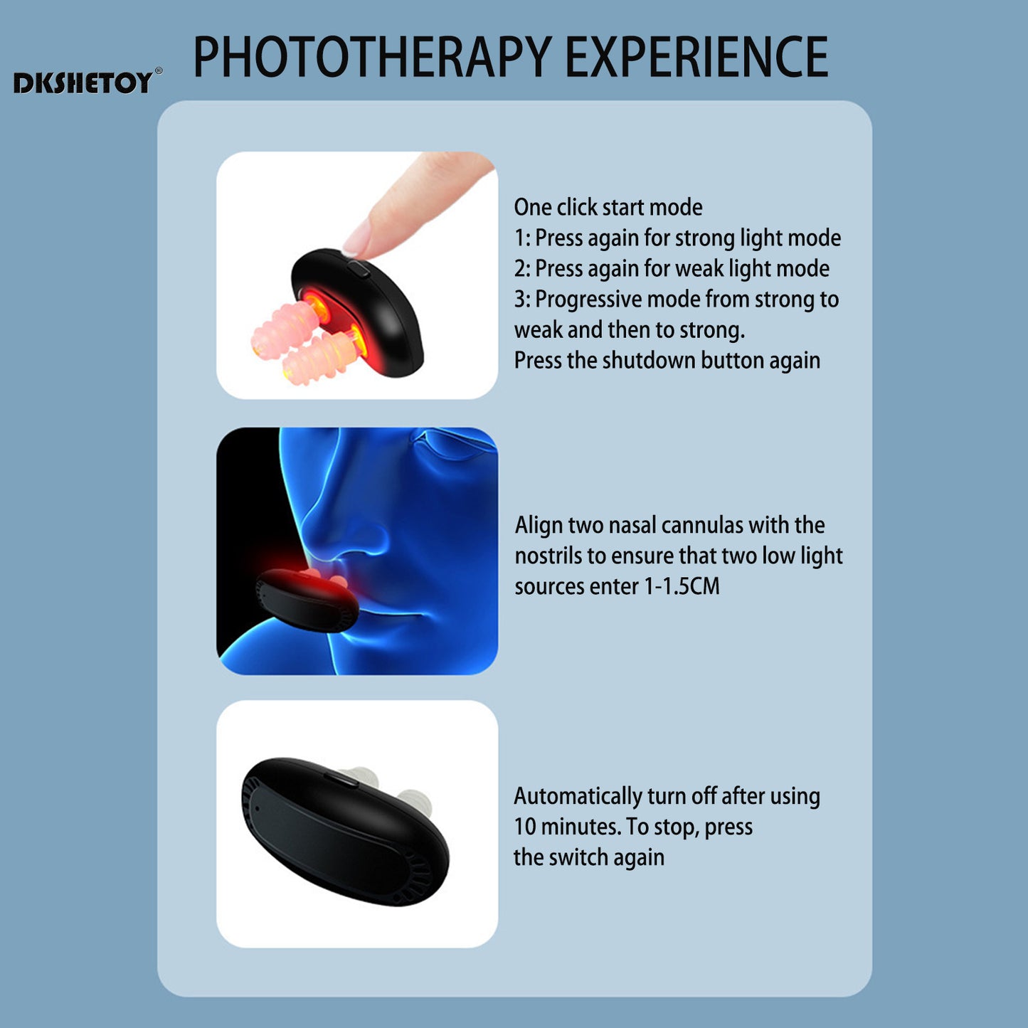 Intelligent Rhinitis Health Care Machine, Smart Infrared Nasal Therapy Device, Red Light Nasal Therapy Instrument