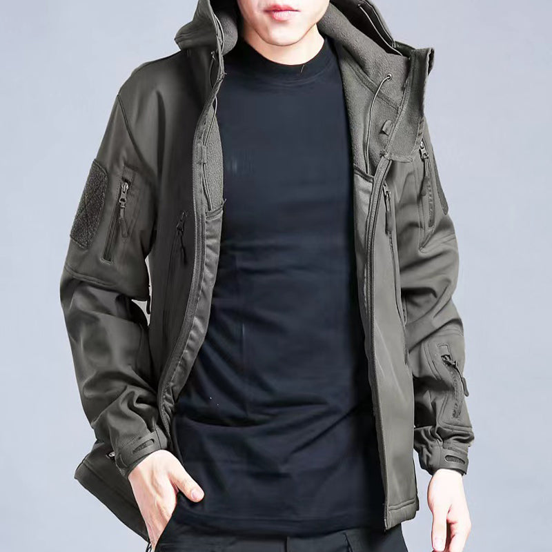 Waterproof Mens Softshell Fleece Jackets Winter Autumn Outdoor Hiking Hunting Thermal Camping Fishi 1