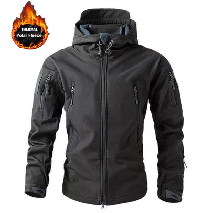 Waterproof Mens Softshell Fleece Jackets Winter Autumn Outdoor Hiking Hunting Thermal Camping Fishi 7