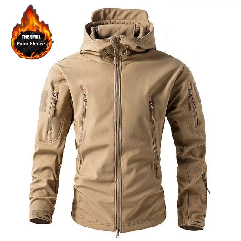 Waterproof Mens Softshell Fleece Jackets Winter Autumn Outdoor Hiking Hunting Thermal Camping Fishi 8