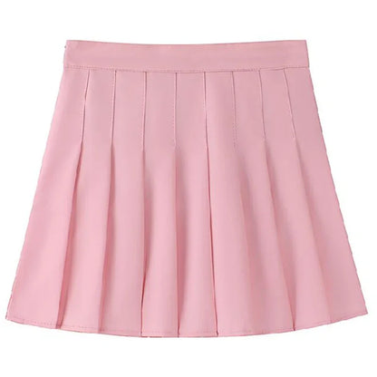 High Waisted Mini Skirt, Solid Color Slim Fit, Elastic Comfortable Stretch, A Line Zipper Skirt for Women, Girls, Spring