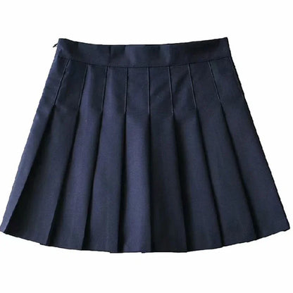 High Waisted Mini Skirt, Solid Color Slim Fit, Elastic Comfortable Stretch, A Line Zipper Skirt for Women, Girls, Spring