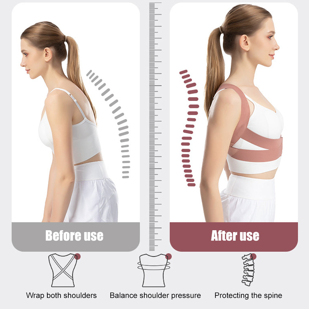 Back Brace Shoulder Brace Mid Upper Spine Support Posture Corrector For Women Men Neck Shoulder Bac 7