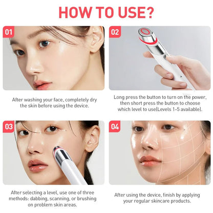 Microcurrent Facial Lift Device Anti Aging Skin Therapy Tool 1