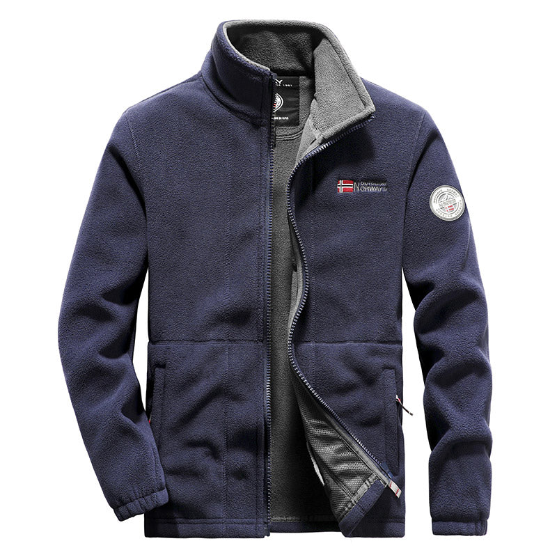 Mens Outdoors Winter Polar Fleece Jacket Thermal Tactical Sports Coat Military Softshell Hiking Out 1