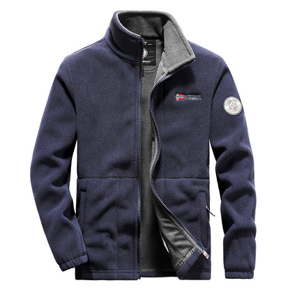 Mens Outdoors Winter Polar Fleece Jacket Thermal Tactical Sports Coat Military Softshell Hiking Out 1