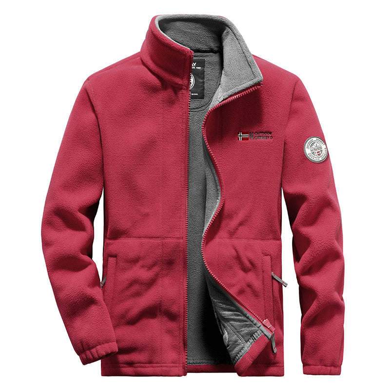 Mens Outdoors Winter Polar Fleece Jacket Thermal Tactical Sports Coat Military Softshell Hiking Out 7
