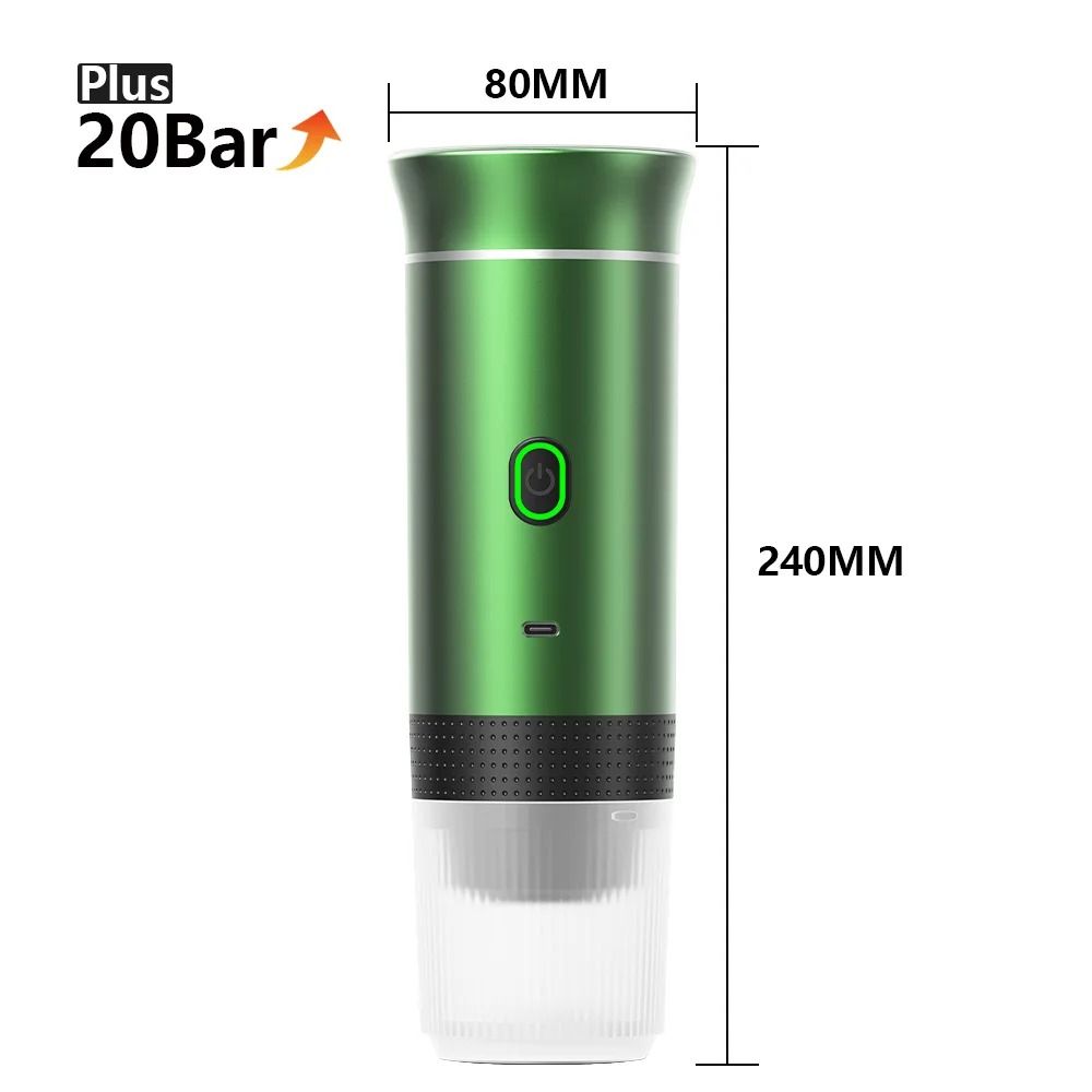 Portable Wireless Espresso Coffee Maker For Travel Car And Home Use 11