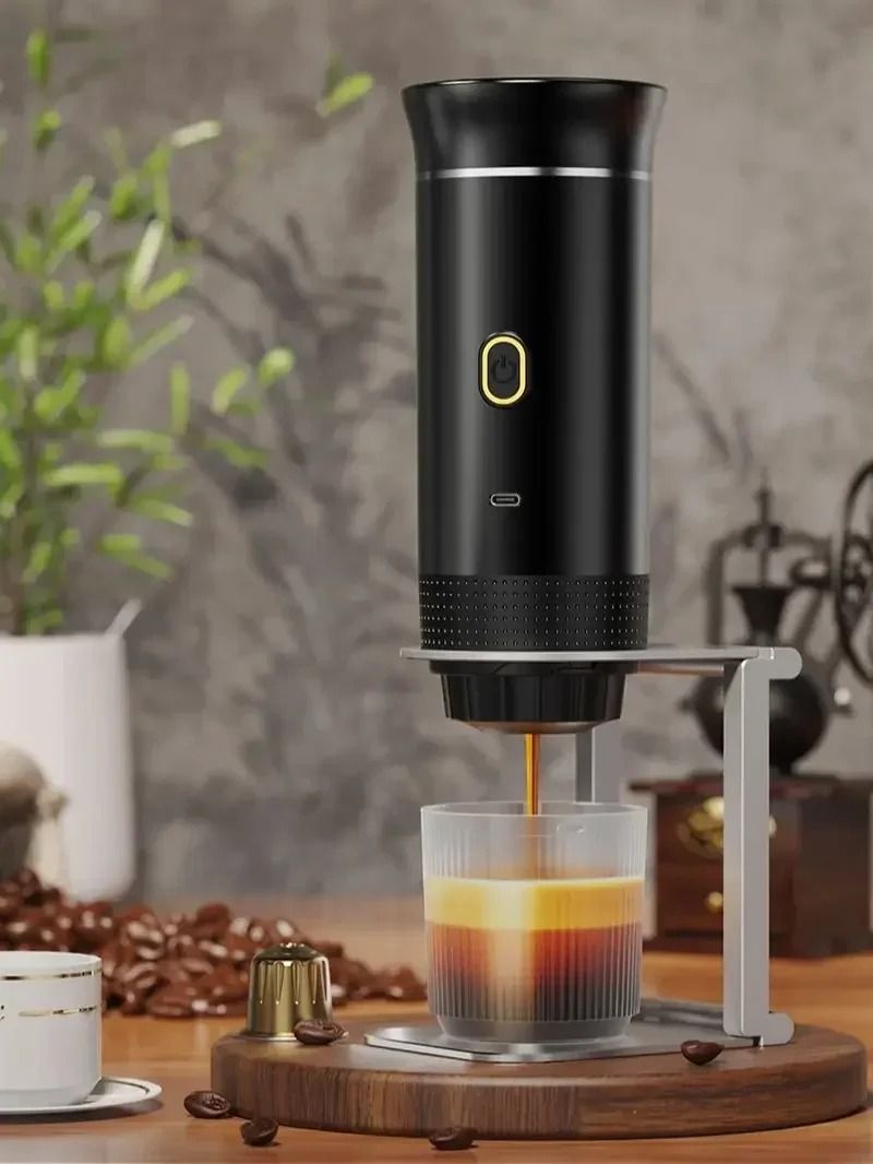 Portable Wireless Espresso Coffee Maker For Travel Car And Home Use 3