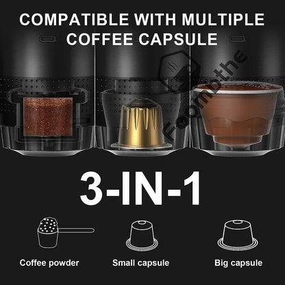 Portable Wireless Espresso Coffee Maker For Travel Car And Home Use 5