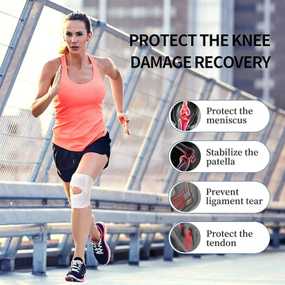 Breathable Knee Support, Side Stabilizers Brace, Meniscal Tear Relief, Arthritis Joint Pain Sleeve